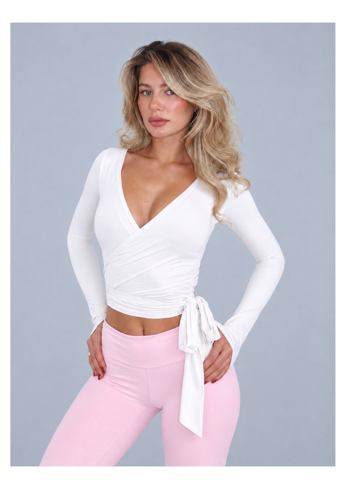 POLERA YOGA MANGA LARGA